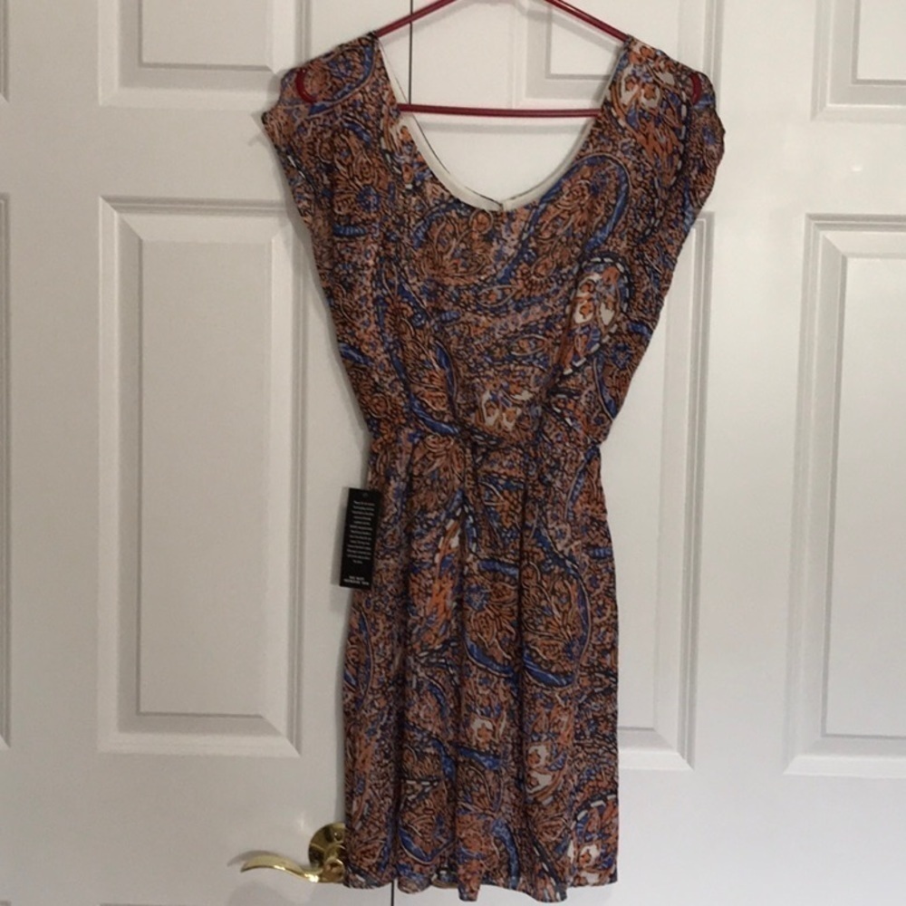 OUTBACK Red Multicolored Paisley Dress